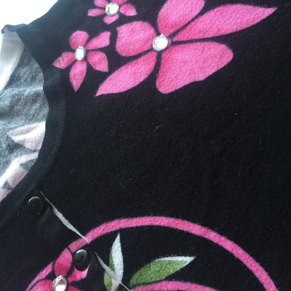 Sylvia OH by Le Mieux Studio Cardigan Sweater Size 4 - Picture 9 of 11